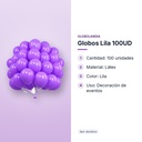 GLOBOS LILA 100UD  - características principales