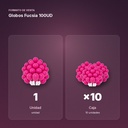 GLOBOS FUCSIA 100UD   - formato de venta: caja de 10