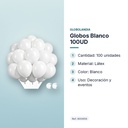 GLOBOS BLANCO 100UD    - características principales