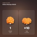 GLOBOS NARANJA 100UD    - formato de venta: caja de 10