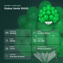 GLOBOS VERDE 100UD    - resumen de atributos