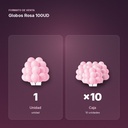 GLOBOS ROSA 100UD  - formato de venta: caja de 10