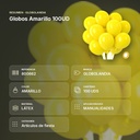 GLOBOS AMARILLO 100UD  - resumen de atributos
