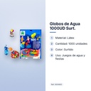 GLOBOS DE AGUA 1000UD SURT. - características principales