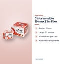 CINTA INVISIBLE 19MMX33M FIXO  - características principales