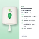 DISPENSADOR SECAMANOS 32.5X5X24 - características principales