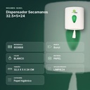 DISPENSADOR SECAMANOS 32.5X5X24 - resumen de atributos