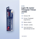 LAPIZ HB JUNIOR TRIANGULAR TRIMAX JUMBO - características principales