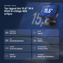 TPV IGGUAL AIO 15,6" 16:9 N100 8+256GB WIFI W11PRO - resumen de atributos