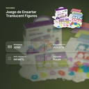 JUEGO DE ENSARTAR TRANLUCENT FIGURES - resumen de atributos