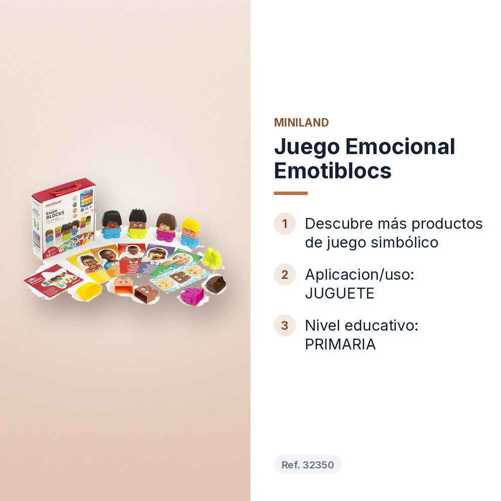 JUEGO EMOCIONAL EMOTIBLOCS - características principales