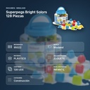 SUPERPEGS BRIGHT SOLORS 128 PIEZAS - resumen de atributos