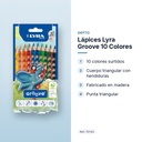 LÁPICES LYRA GROOVE 10 COLORES - características principales