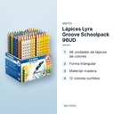 LÁPICES LYRA GROOVE SCHOOLPACK 96UD - características principales