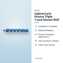 LÁPICES LYRA GROOVE TRIPLE 1-AZUL OSCURO 6UD  - características principales