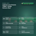 LÁPICES LYRA GROOVE TRIPLE 1-VERDE OSCURO-6UD - resumen de atributos