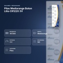 PILAS MEDIARANGE BOTON LITIO CR1220 3V - resumen de atributos