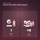 TEMPERA GIOTTO METAL 250ML MAGENTA - formato de venta: caja de 8