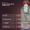 TEMPERA GIOTTO METAL 250ML VERDE - resumen de atributos