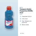 TEMPERA GIOTTO PURPURINA 250ML AZUL  - características principales