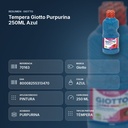TEMPERA GIOTTO PURPURINA 250ML AZUL  - resumen de atributos