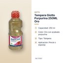 TEMPERA GIOTTO PURPURINA 250ML ORO - características principales