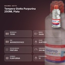 TEMPERA GIOTTO PURPURINA 250ML PLATA - resumen de atributos