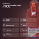 TEMPERA GIOTTO PURPURINA 250ML ROJO - resumen de atributos