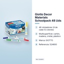 GIOTTO DECOR MATERIALS SCHOOLPACK 48 UDS - características principales