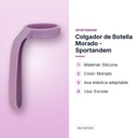 COLGADOR DE BOTELLA MORADO - SPORTANDEM - características principales
