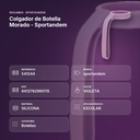 COLGADOR DE BOTELLA MORADO - SPORTANDEM - resumen de atributos