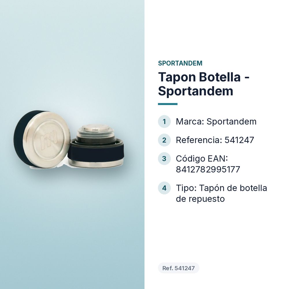 TAPON BOTELLA - SPORTANDEM - características principales