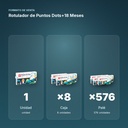 ROTULADOR  DE PUNTOS DOTS+18 MESES  - formato de venta: caja de 8, palé de 576