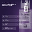 PINTURA TEXTIL VALLEJO Nº 36 VIOLETA 60 ML  - resumen de atributos