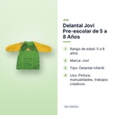 DELANTAL JOVI PRE-ESCOLAR DE 5 A 8 AÑOS - características principales