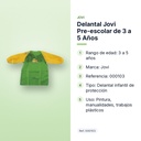 DELANTAL JOVI PRE-ESCOLAR DE 3 A 5 AÑOS  - características principales