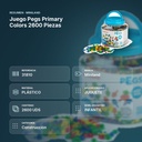 JUEGO PEGS PRIMARY COLORS 2600 PIEZAS - resumen de atributos