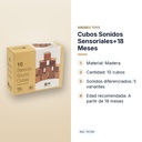 CUBOS SONIDOS SENSORIALES+18 MESES - características principales