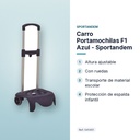 CARRO PORTAMOCHILAS F1 AZUL - SPORTANDEM - características principales