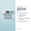 CESTA PLASTICO MULTIUSOS 35L - características principales