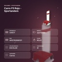 CARRO F5 ROJO - SPORTANDEM - resumen de atributos