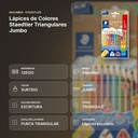 LÁPICES DE COLORES STAEDTLER TRIANGULARES JUMBO - resumen de atributos