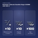 ROTULADOR CALIBRADO STAEDTLER NEGRO 005MM 308-005-9  - formato de venta: paquete de 10, caja de 100