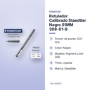 ROTULADOR CALIBRADO STAEDTLER NEGRO 01MM 308-01-9  - características principales