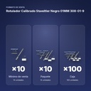 ROTULADOR CALIBRADO STAEDTLER NEGRO 01MM 308-01-9  - formato de venta: paquete de 10, caja de 100