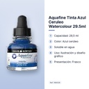 AQUAFINE TINTA AZUL CERULEO WATERCOLOUR 29.5ML   - características principales