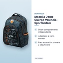 MOCHILA DOBLE CUERPO VALENCIA - SPORTANDEM - características principales