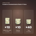 CUADERNO ENTRETENIMIENTO RUBIO 6-7AÑOS - formato de venta: paquete de 10, caja de 40