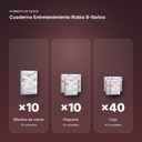 CUADERNO ENTRETENIMIENTO RUBIO 8-9AÑOS  - formato de venta: paquete de 10, caja de 40