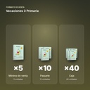 VACACIONES 3 PRIMARIA - formato de venta: paquete de 10, caja de 40